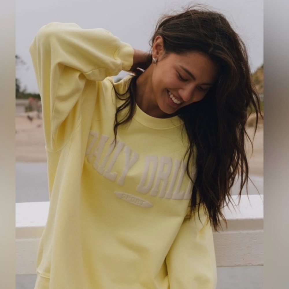 Daily Drills Yellow Sweatshirt